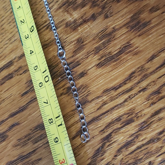 Silver-tone Feather Anklet - New - Picture 2 of 4